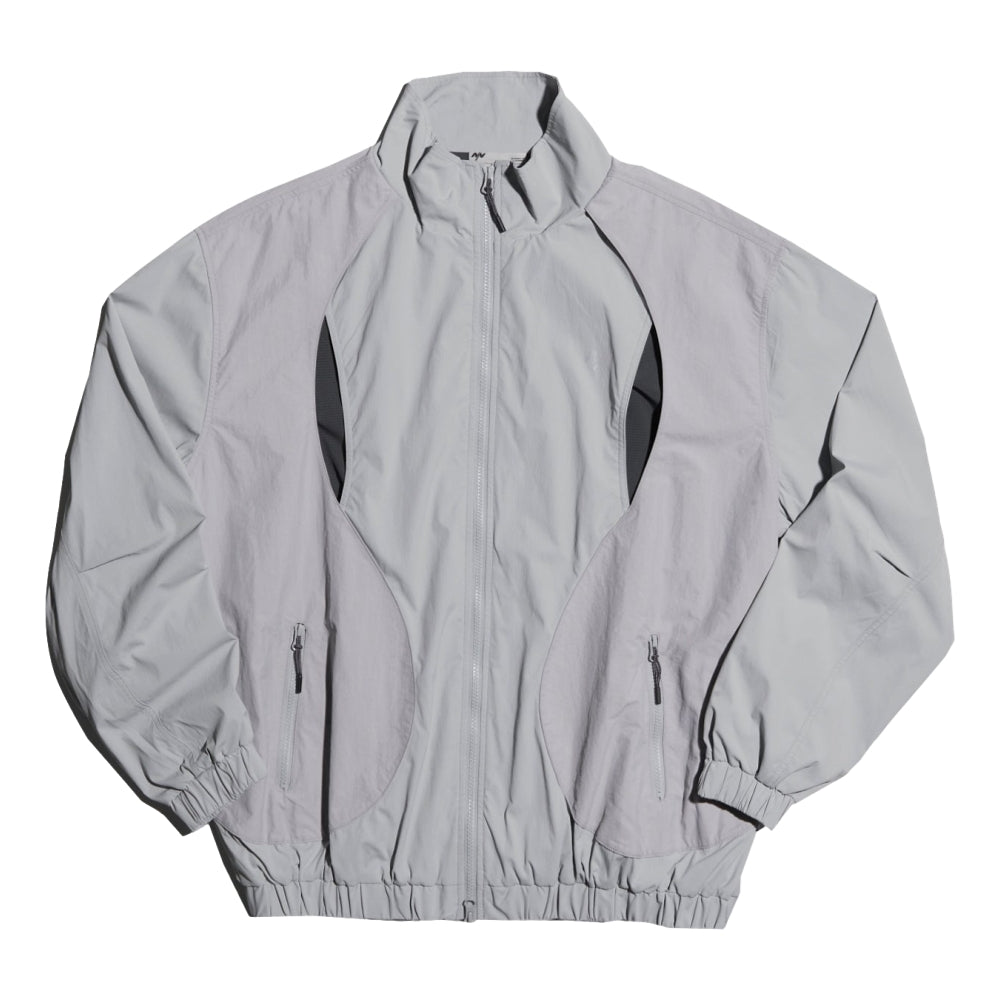 NINE POINT NINE SHORELINE LARYER COACH JACKET-ASH BLUE