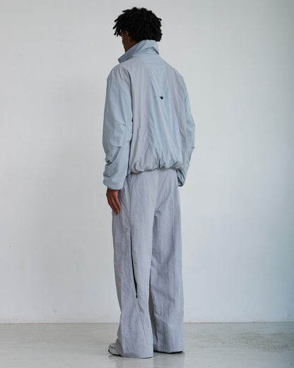 NINE POINT NINE SHORELINE LARYER COACH JACKET-ASH BLUE