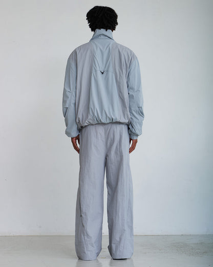 NINE POINT NINE SHORELINE LARYER COACH JACKET-ASH BLUE