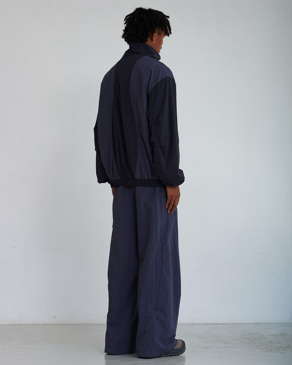 NINE POINT NINE SHORELINE LARYER COACH JACKET-NAVY