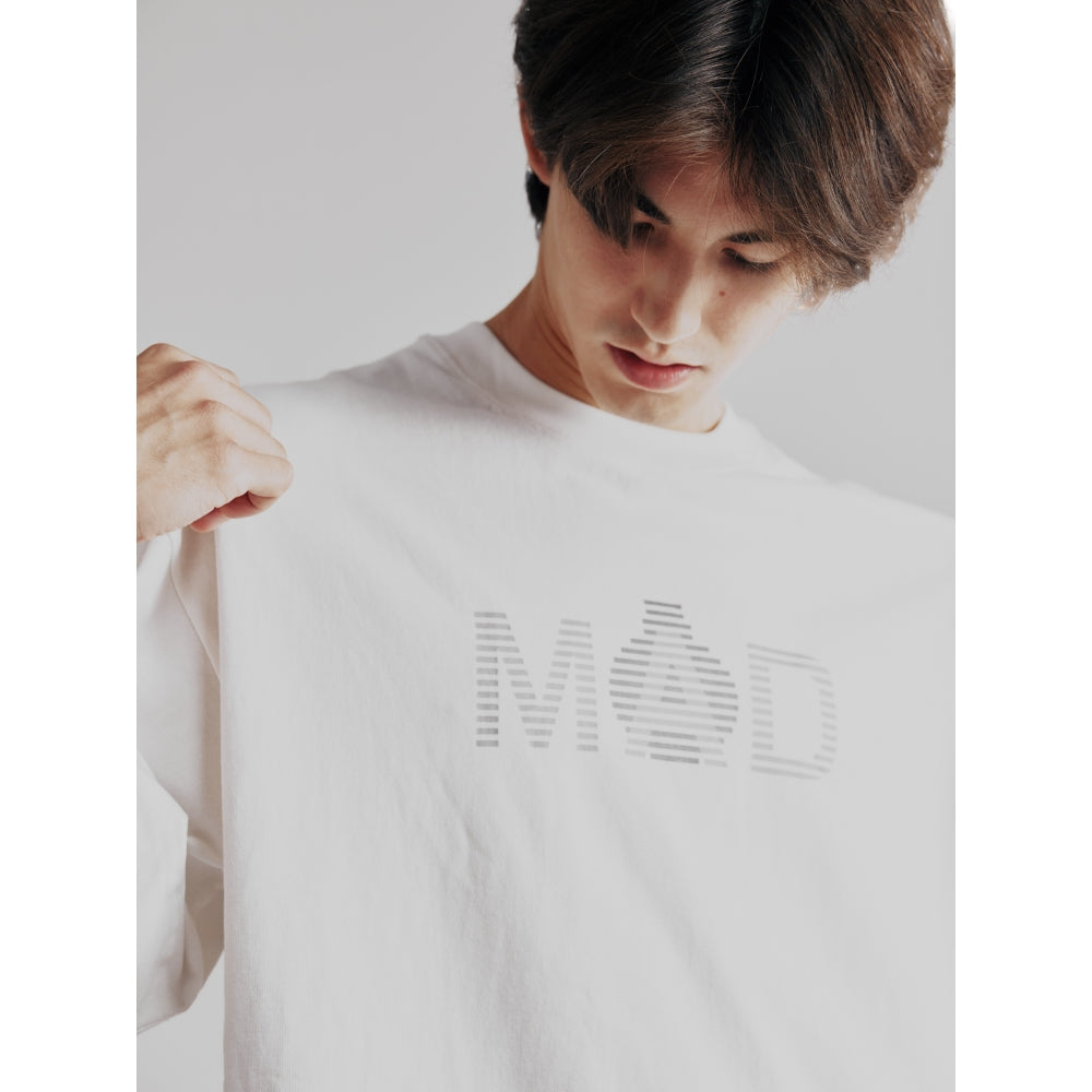 OPEN DIALOGUE X MADNESS PRINT TEE-WHITE
