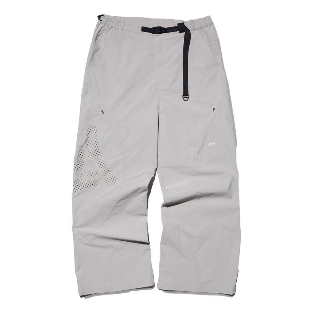 NINE POINT NINE SPIRAL LASER PANTS-IVORY