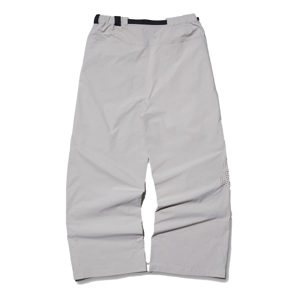 NINE POINT NINE SPIRAL LASER PANTS-IVORY