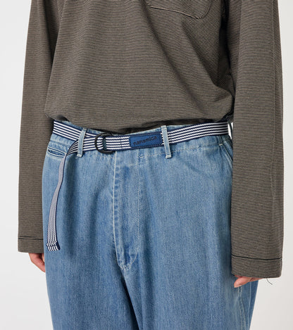 Nanamica STRIPE TECH BELT-NAVY