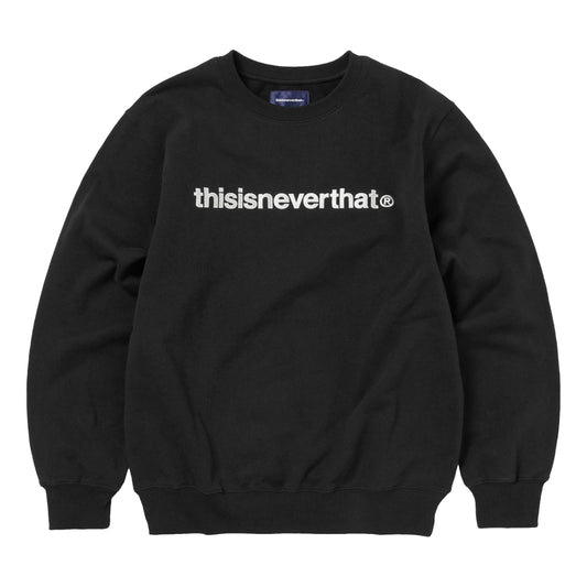 THIS IS NEVER THAT T-LOGO CREWNECK-BLACK