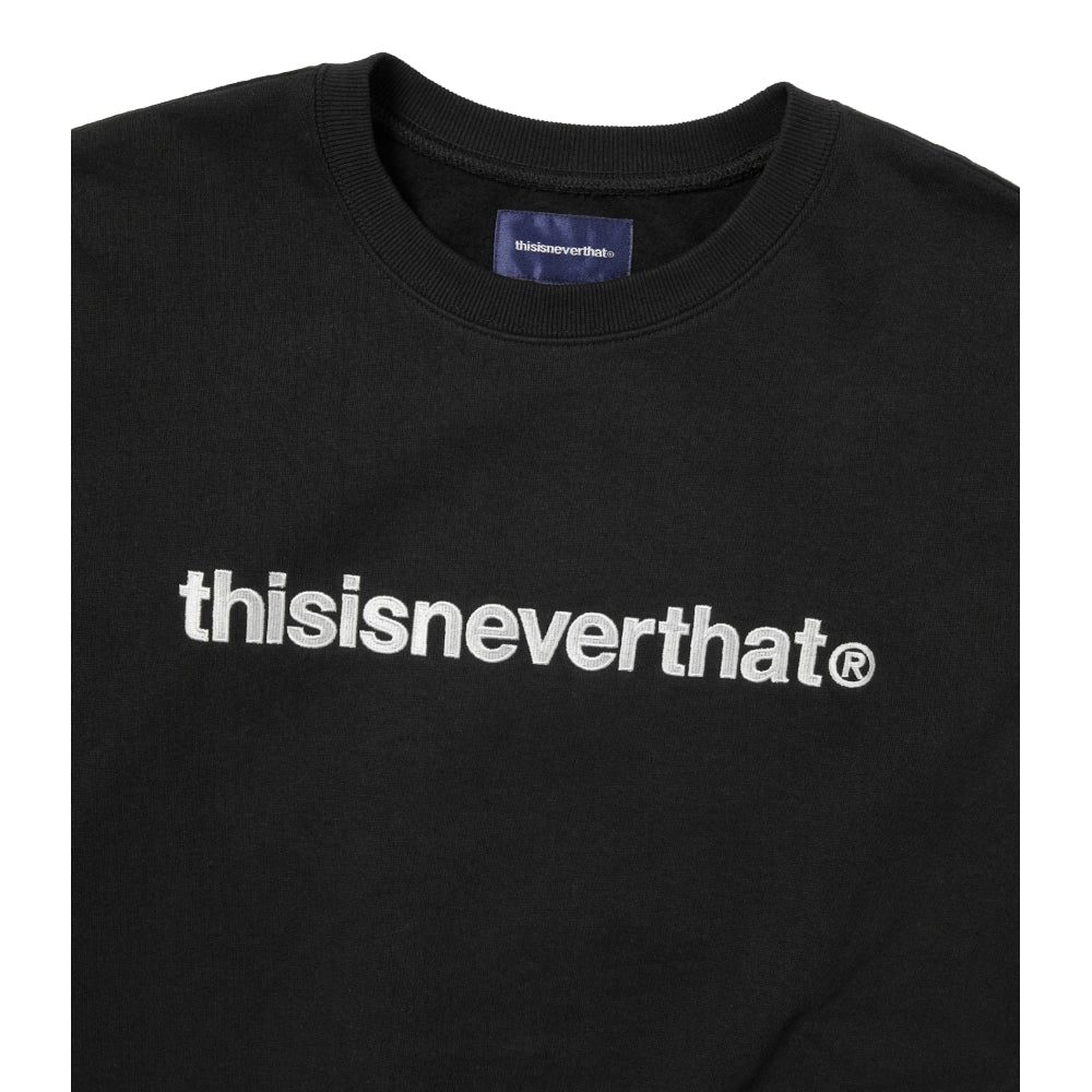 THIS IS NEVER THAT T-LOGO CREWNECK-BLACK