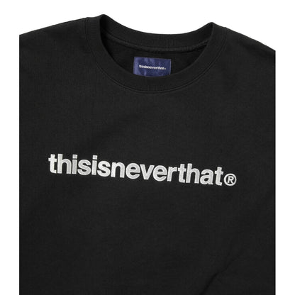 THIS IS NEVER THAT T-LOGO CREWNECK-BLACK