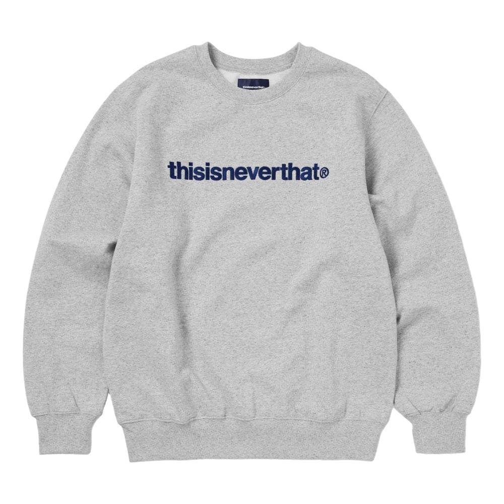 THIS IS NEVER THAT T-LOGO CREWNECK-HEATHER GREY