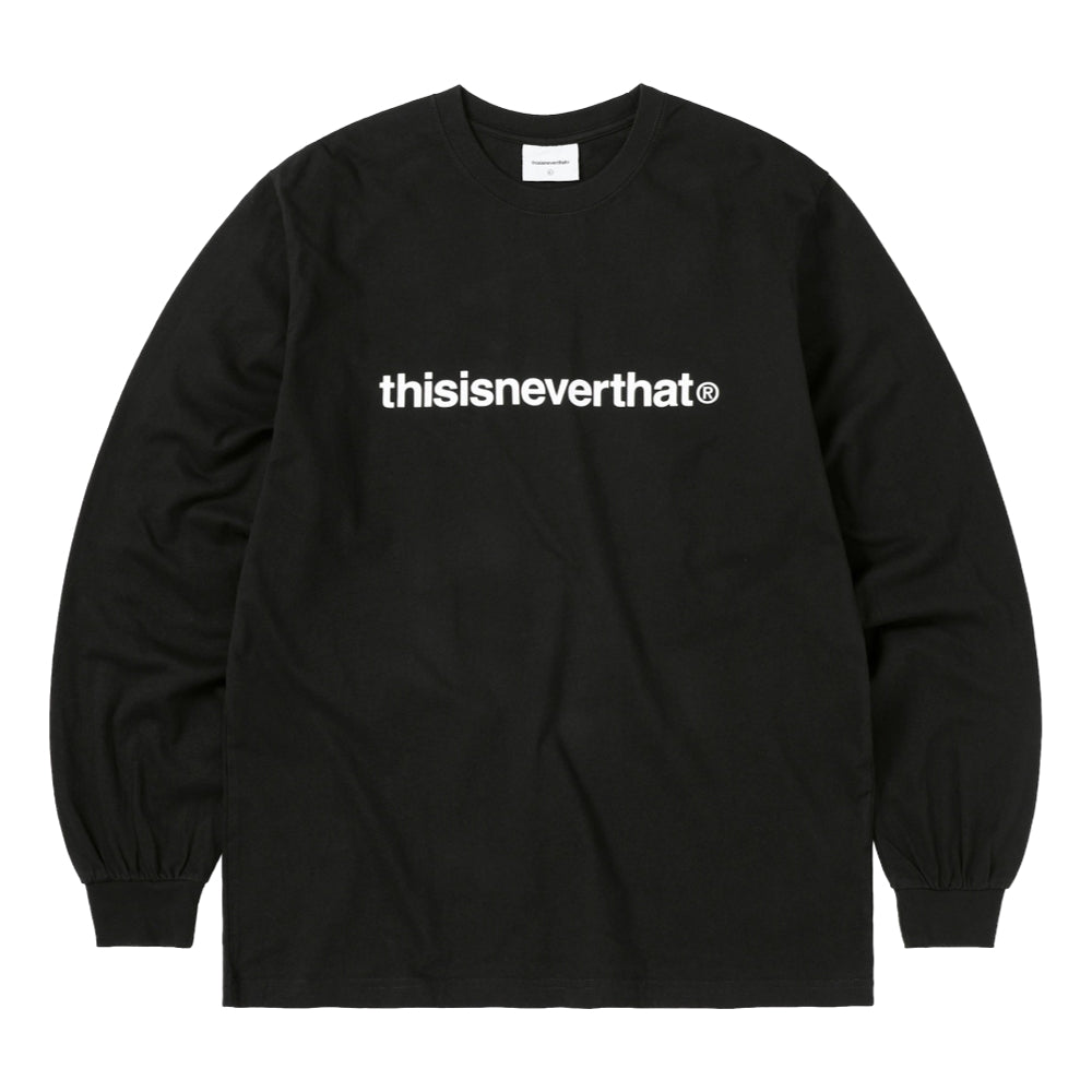 THIS IS NEVER THAT T-LOGO L/S TEE-BLACK