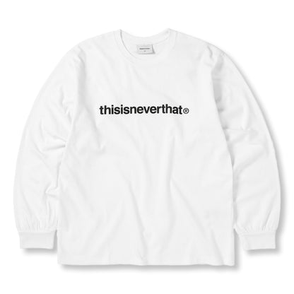 THIS IS NEVER THAT T-LOGO L/S TEE-WHITE
