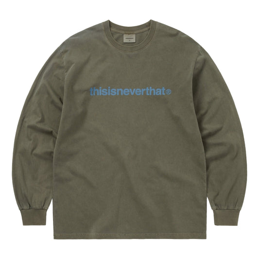 THIS IS NEVER THAT T-LOGO L/S TEE-MUD