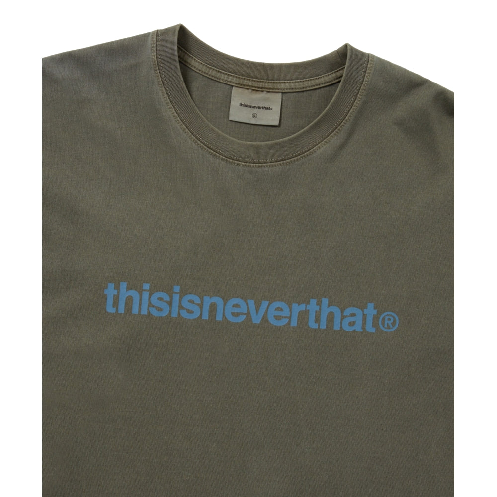 THIS IS NEVER THAT T-LOGO L/S TEE-MUD