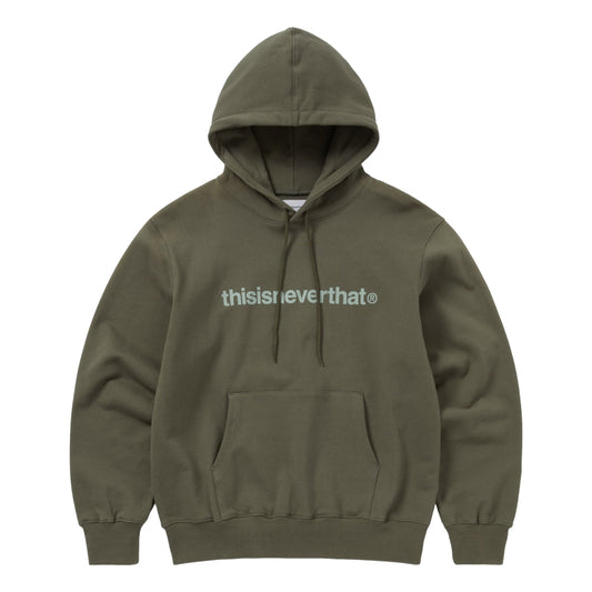 THIS IS NEVER THAT T-LOGO LT HOODIE-OLIVE