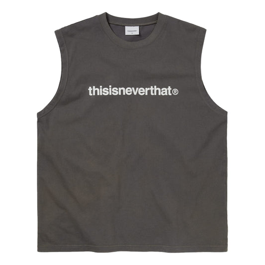 THIS IS NEVER THAT T-LOGO SLEEVELESS-CHARCOAL