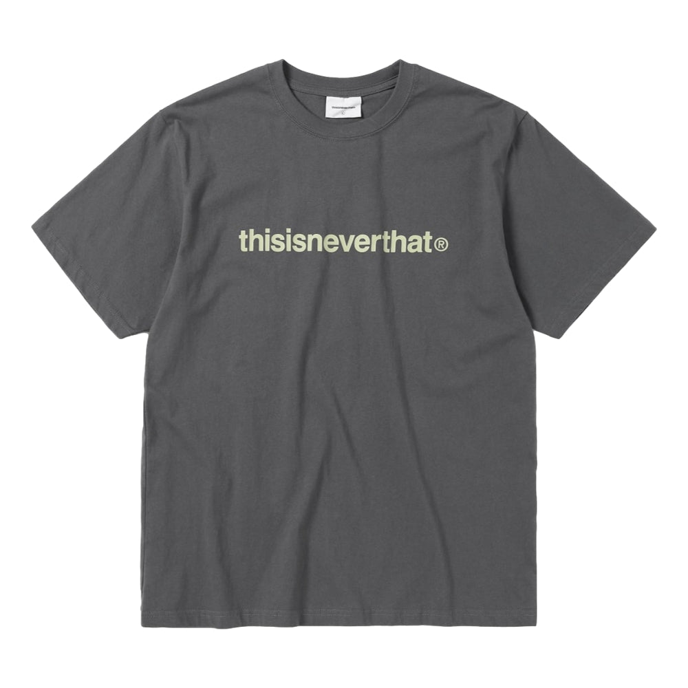 THIS IS NEVER THAT T-LOGO TEE-DARK GREY