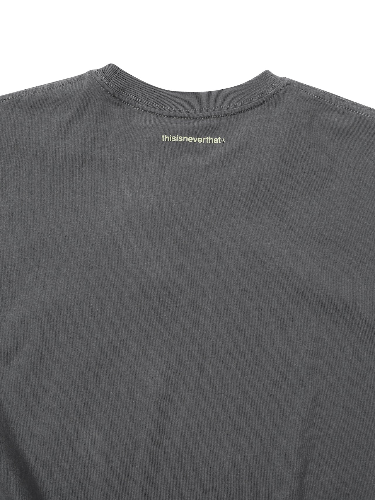 THIS IS NEVER THAT T-LOGO TEE-DARK GREY