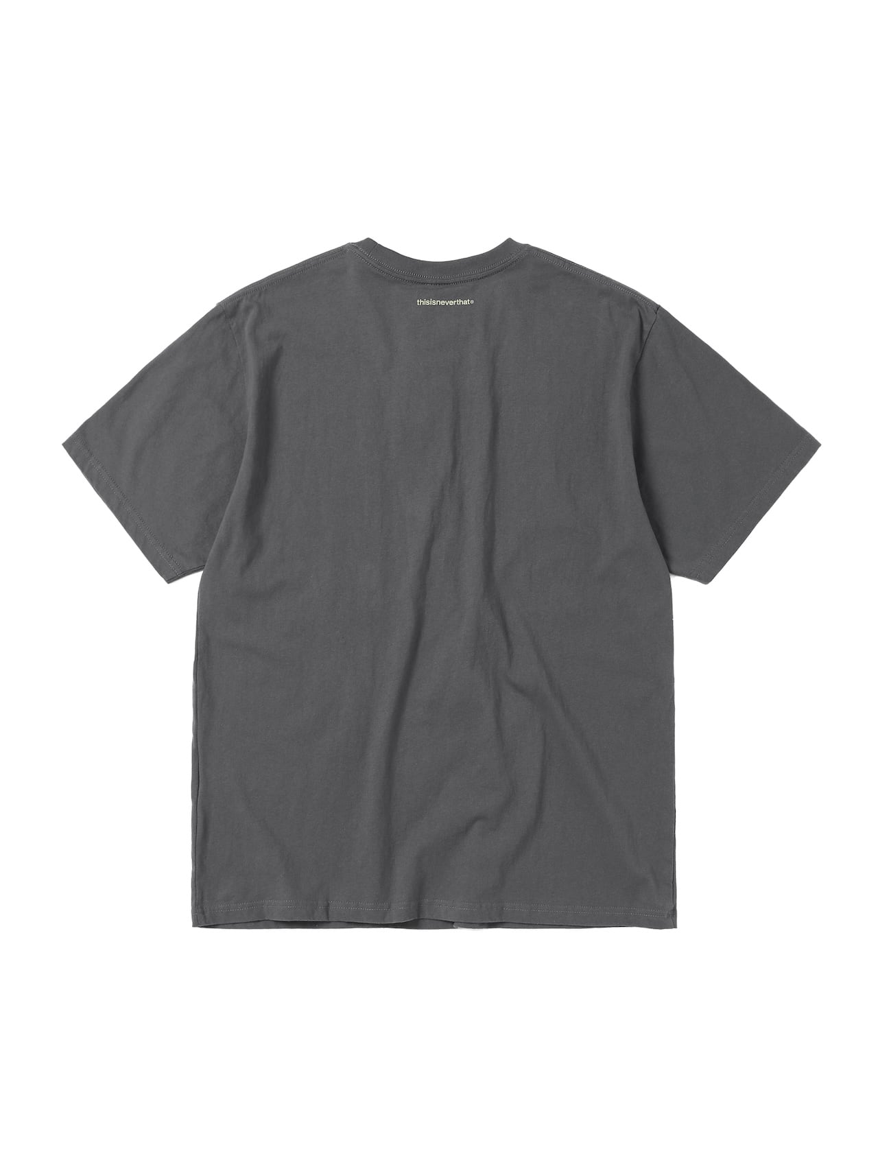 THIS IS NEVER THAT T-LOGO TEE-DARK GREY