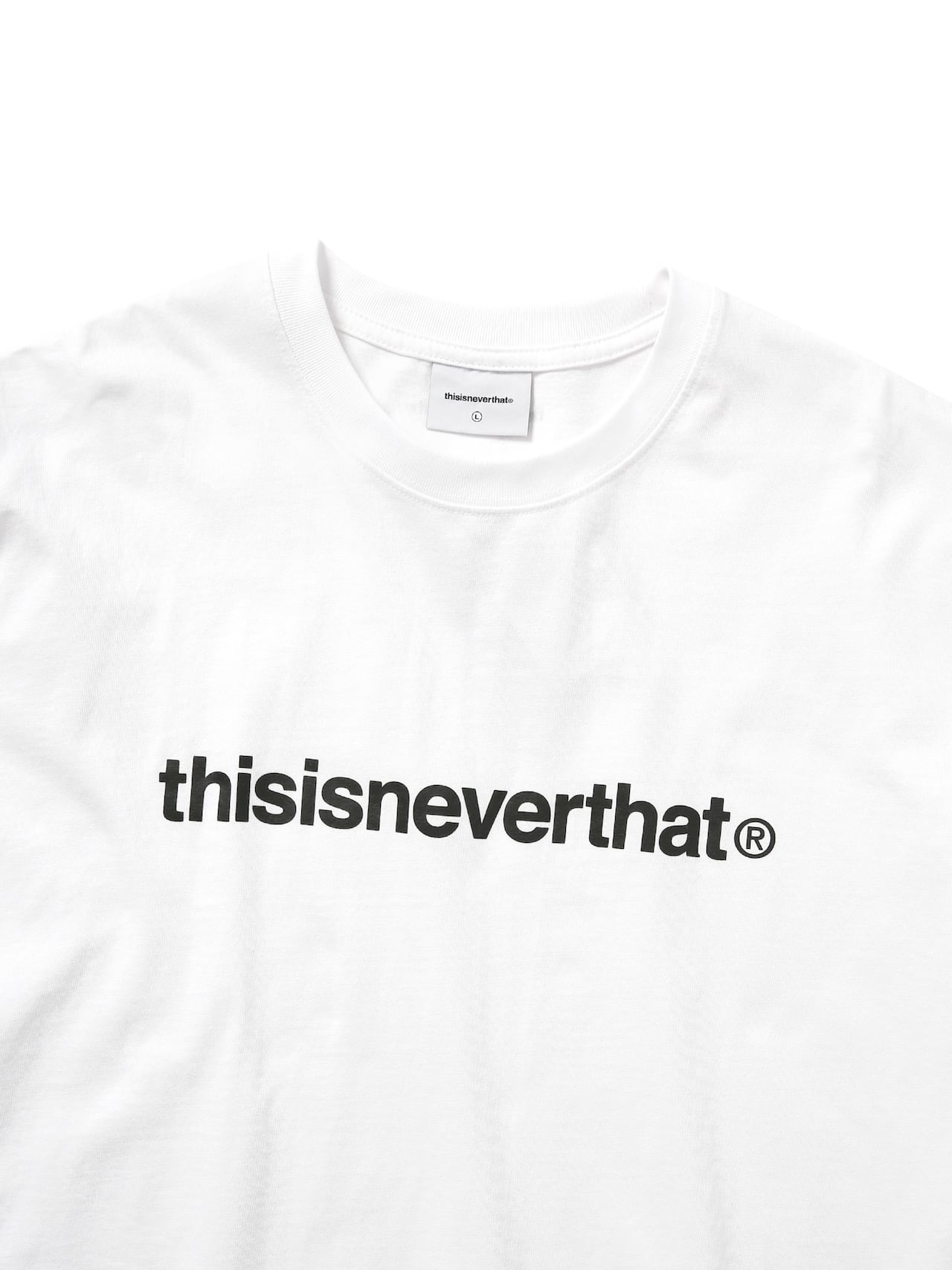 THIS IS NEVER THAT T-LOGO TEE-WHITE