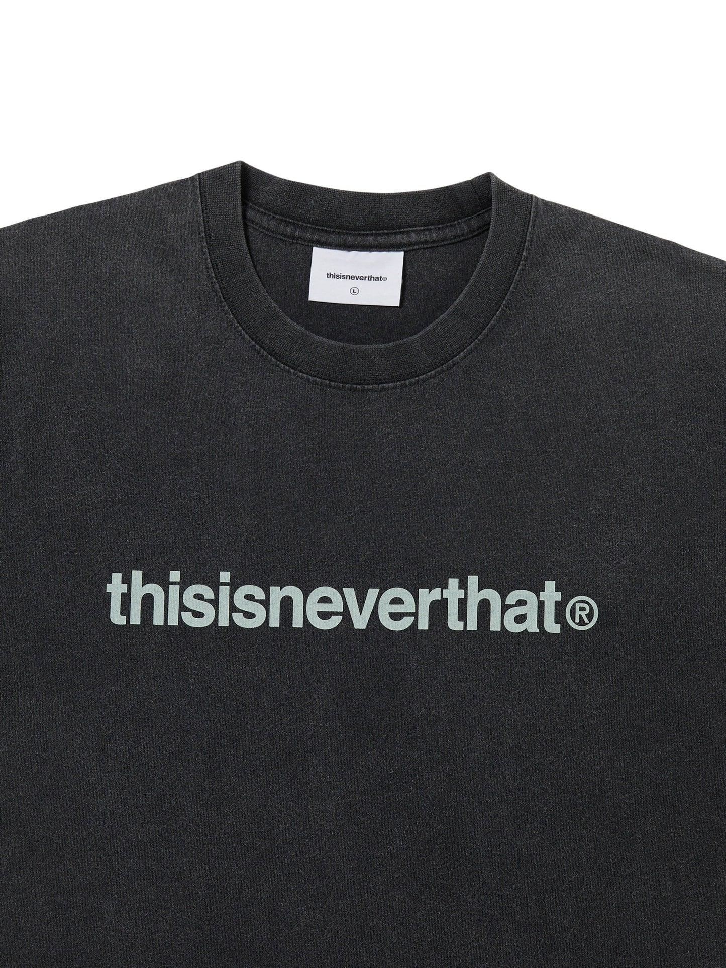 THIS IS NEVER THAT T-LOGO TEE-WASHED BLACK
