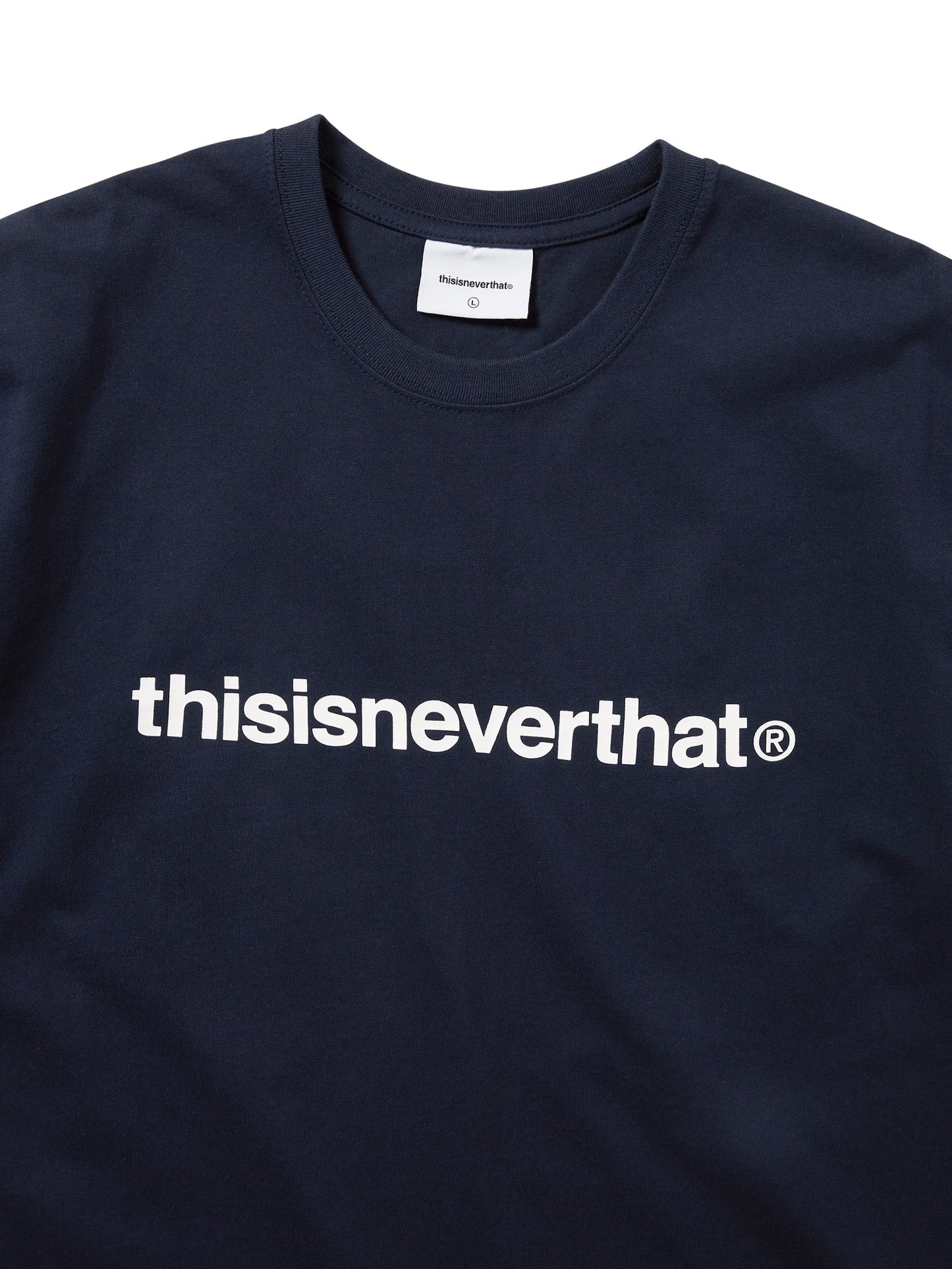 THIS IS NEVER THAT T-LOGO TEE-NAVY