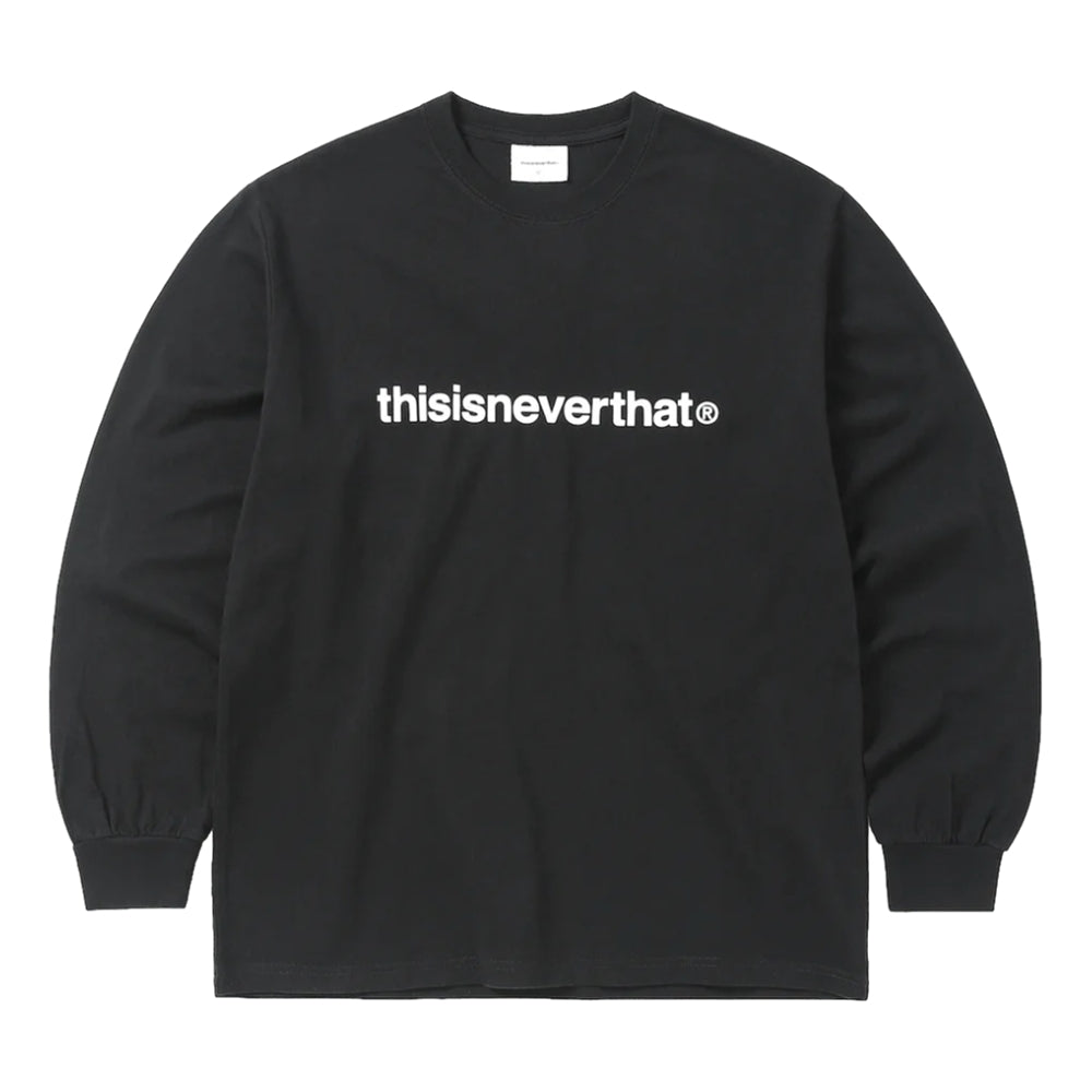 THIS IS NEVER THAT T-LOGO L/S TEE-BLACK