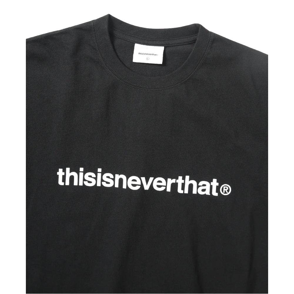 THIS IS NEVER THAT T-LOGO L/S TEE-BLACK