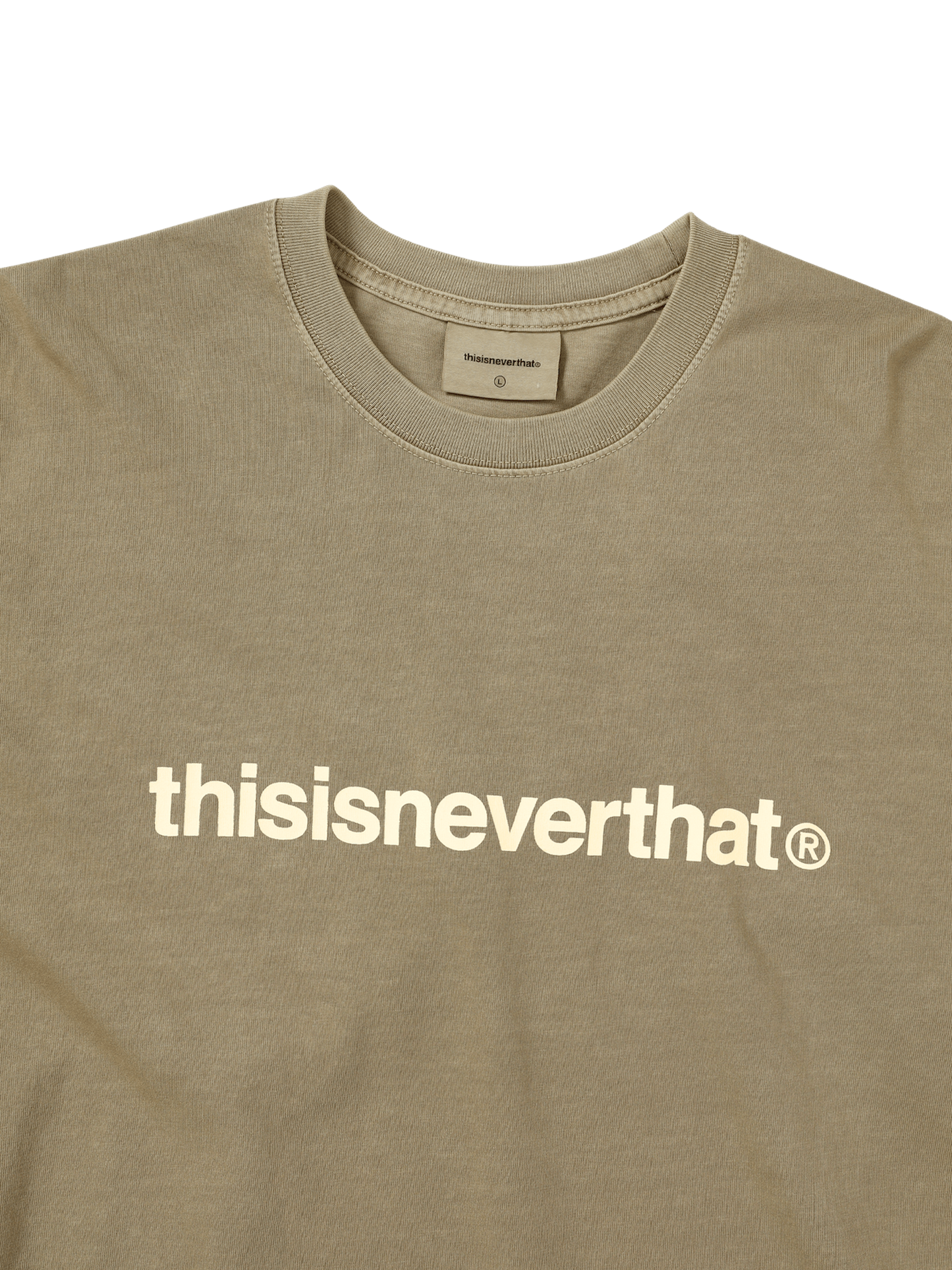 THIS IS NEVER THAT T-LOGO L/S TEE-COFFEE