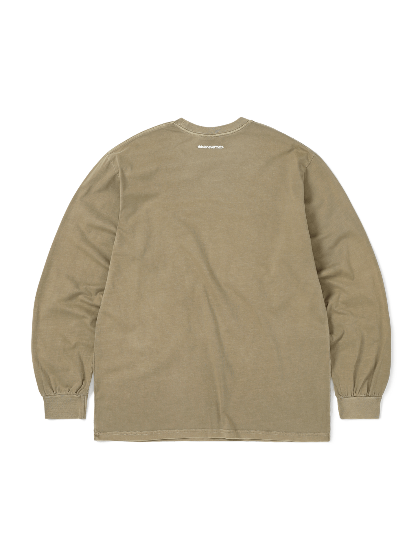 THIS IS NEVER THAT T-LOGO L/S TEE-COFFEE