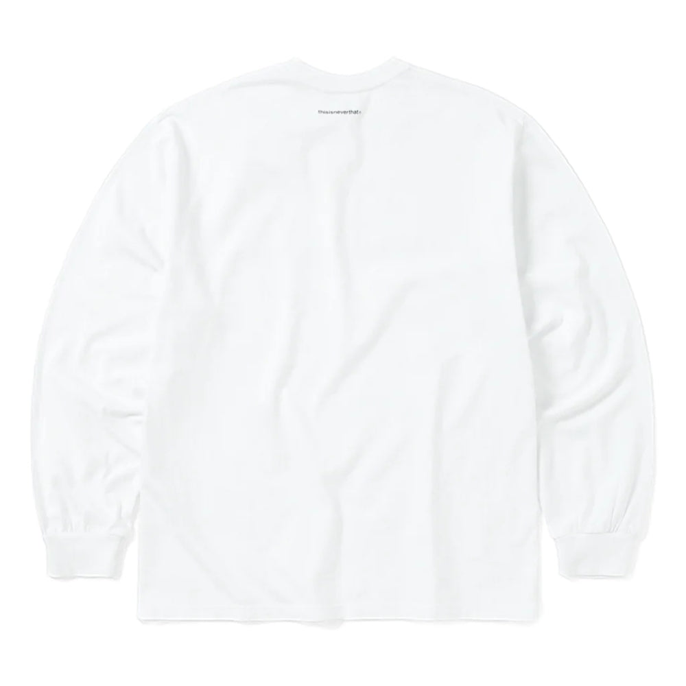 THIS IS NEVER THAT T-LOGO L/S TEE-WHITE