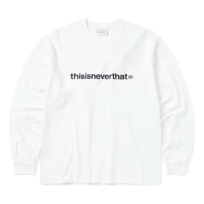 THIS IS NEVER THAT T-LOGO L/S TEE-WHITE
