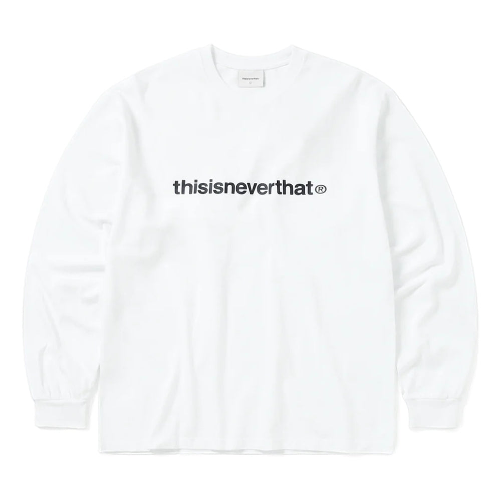 THIS IS NEVER THAT T-LOGO L/S TEE-WHITE