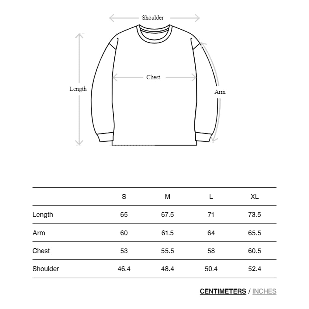 THIS IS NEVER THAT T-LOGO L/S TEE-COFFEE