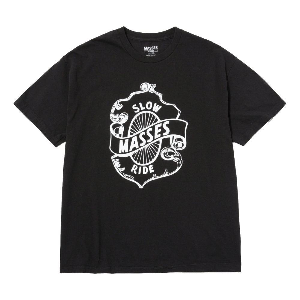 MASSES T-SHIRT SLOW RIDE-BLACK