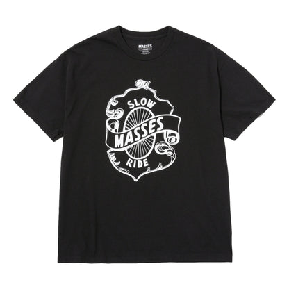 MASSES T-SHIRT SLOW RIDE-BLACK