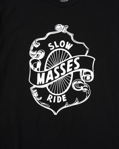 MASSES T-SHIRT SLOW RIDE-BLACK