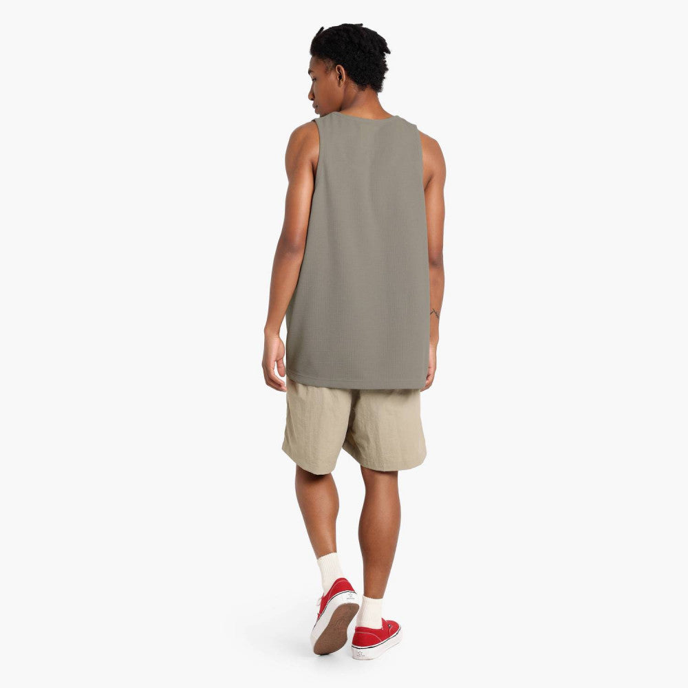 MADNESS TANK TOP (FABRIC BY JAPAN)-BEIGE