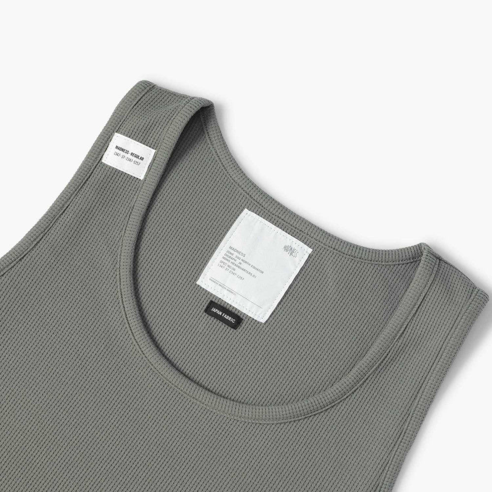 MADNESS TANK TOP (FABRIC BY JAPAN)-ARMY GREEN