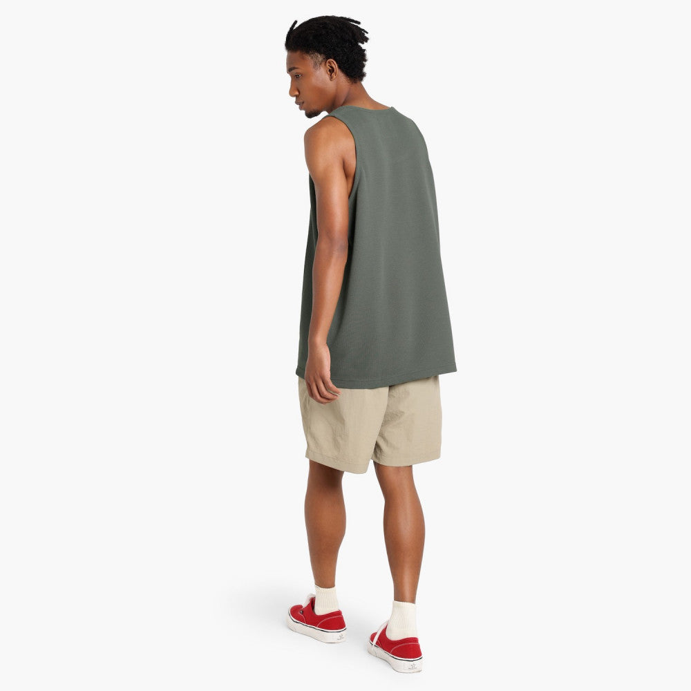 MADNESS TANK TOP (FABRIC BY JAPAN)-ARMY GREEN