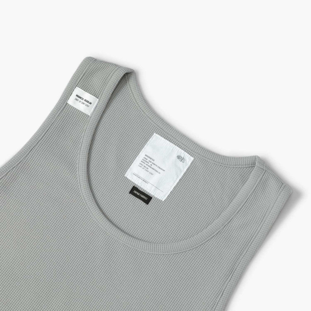 MADNESS TANK TOP (FABRIC BY JAPAN)-LIGHT GREY