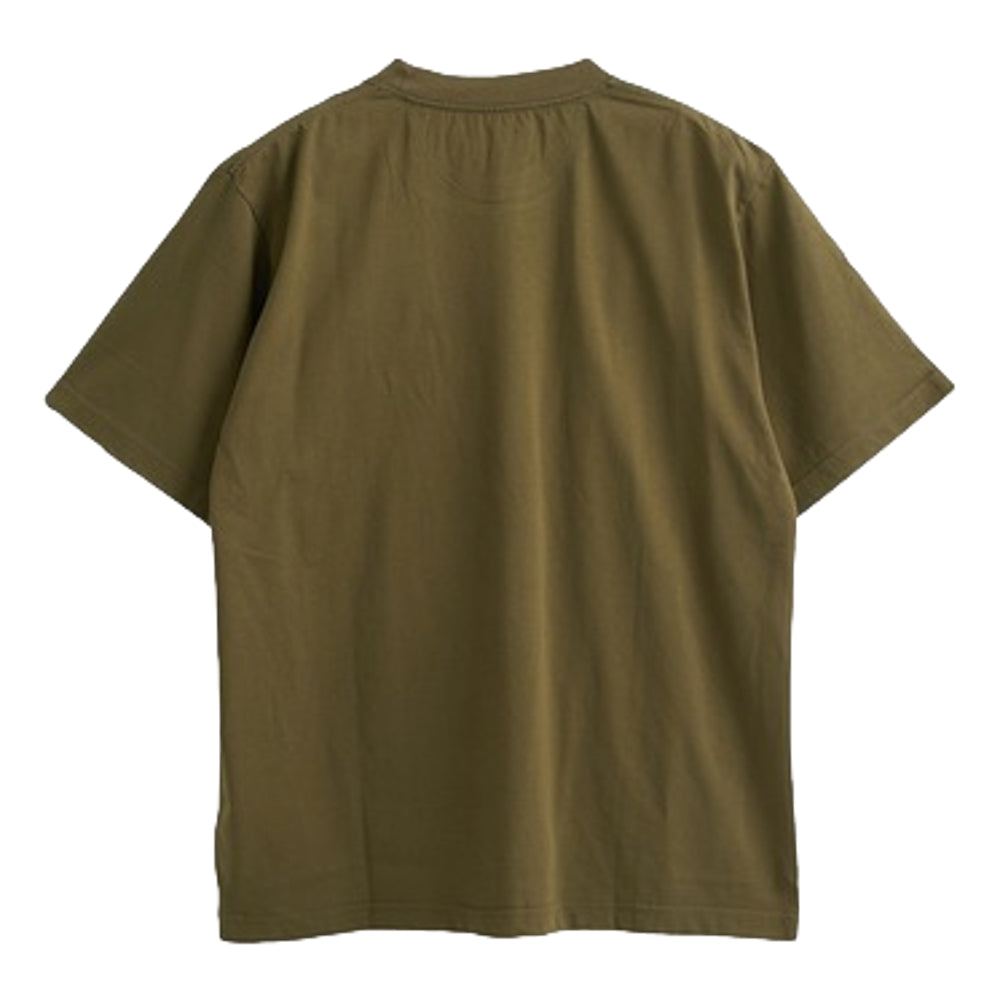 WHITE MOUNTAINEERING TAPE POCKET T-SHIRT-KHAKI