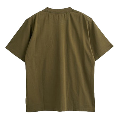 WHITE MOUNTAINEERING TAPE POCKET T-SHIRT-KHAKI