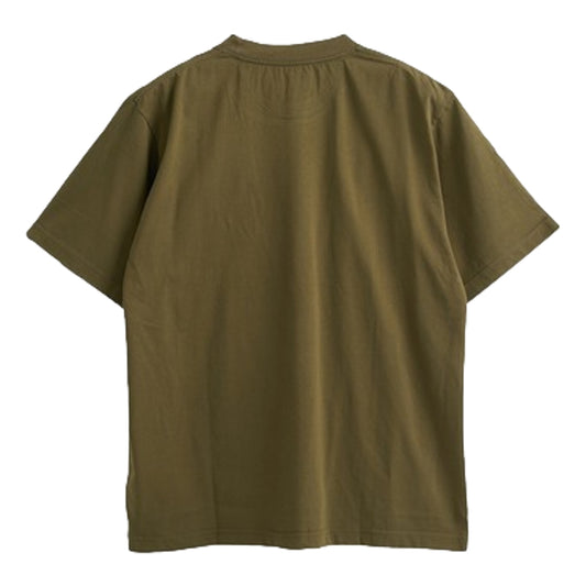 WHITE MOUNTAINEERING TAPE POCKET T-SHIRT-KHAKI