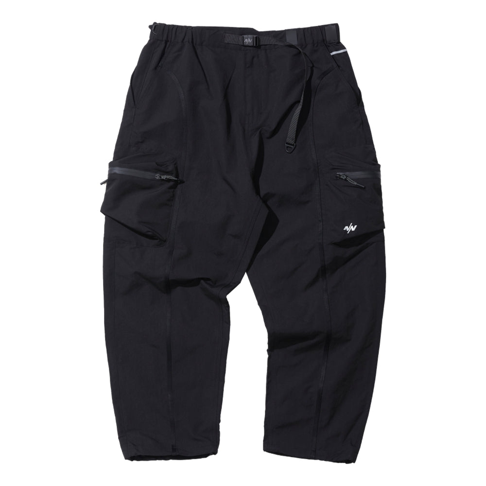 NINE POINT NINE TEFLON ESCAPE T3 WIDE PANTS-BLACK