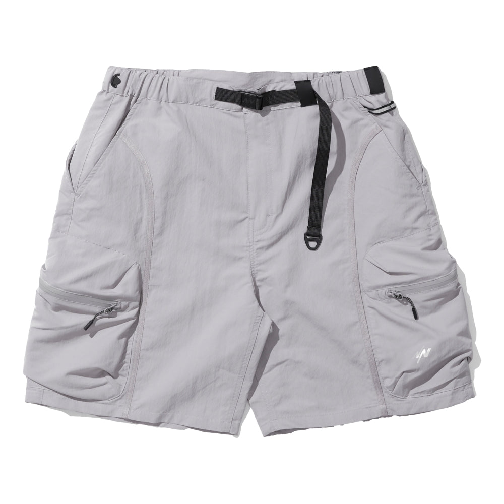 NINE POINT NINE TEFLON ESCAPE T3 WIDE SHORTS-LIGHT GREY