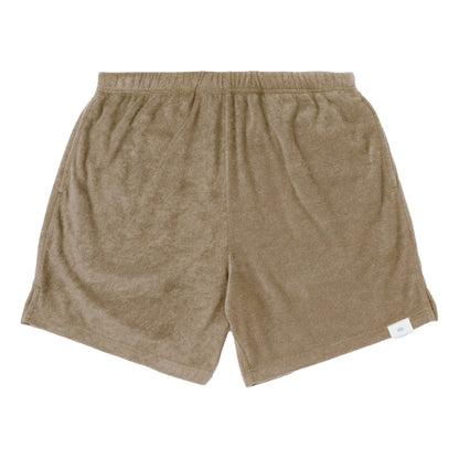 MADNESS TERRY LOOP EASY SHORTS-BEIGE