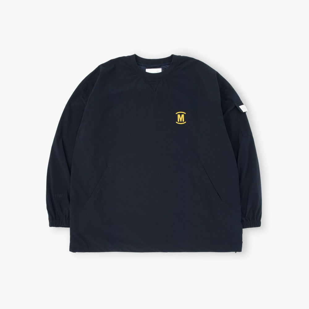 MADNESS TEXBRID SMOCK PULLOVER (FABRIC BY JAPAN)-NAVY