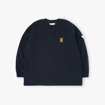 MADNESS TEXBRID SMOCK PULLOVER (FABRIC BY JAPAN)-NAVY