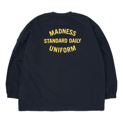 MADNESS TEXBRID SMOCK PULLOVER (FABRIC BY JAPAN)-NAVY