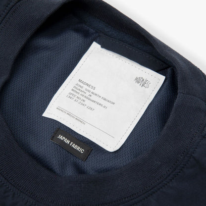 MADNESS TEXBRID SMOCK PULLOVER (FABRIC BY JAPAN)-NAVY
