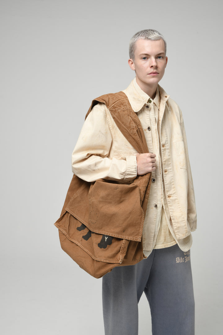 BOWWOW THE BOW WOW JOURNAL NEWSPAPER BAG AGED-BROWN